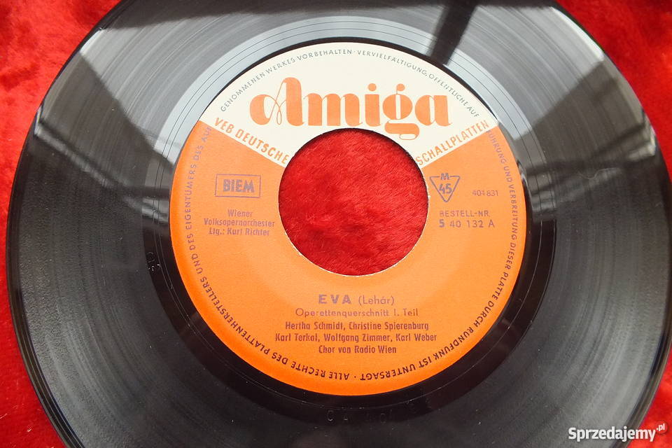 Płyta winylowa szelakowa EVA Franz Lehar Klasyka płyta winylowa Płyty i kasety