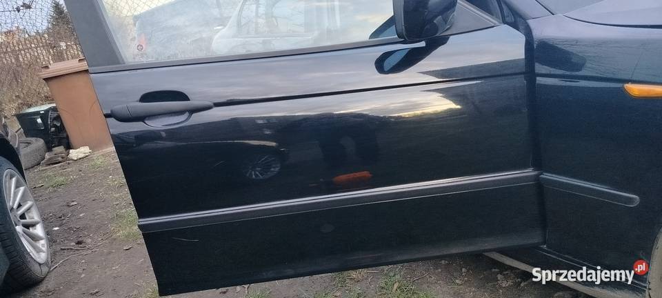Bmw e46 drzwi prawe przód IDEALNE czarne łódzkie Aleksandrów Łódzki
