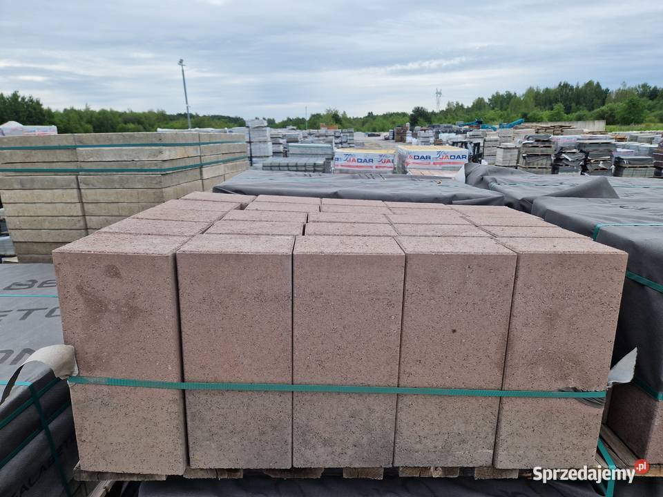 Palisada Betonowa Modern Brąz Promocja Galabeton Kostka brukowa Wielogóra