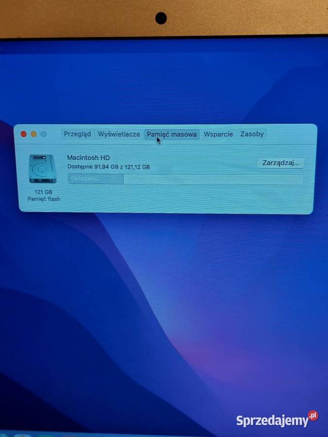 MacBook Air 13 2017 8GB RAM 128GB 235 cykli 120 Warszawa
