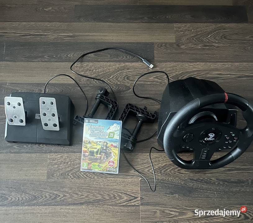 Sprzedam kierownicę cobra i grę na PC Farming Pozostałe kujawsko-pomorskie Wierzbick sprzedam