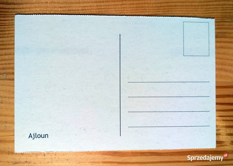 WIDOK NA MUZUŁMAŃSKI ZAMEK W AJLOUN Piszczac sprzedam