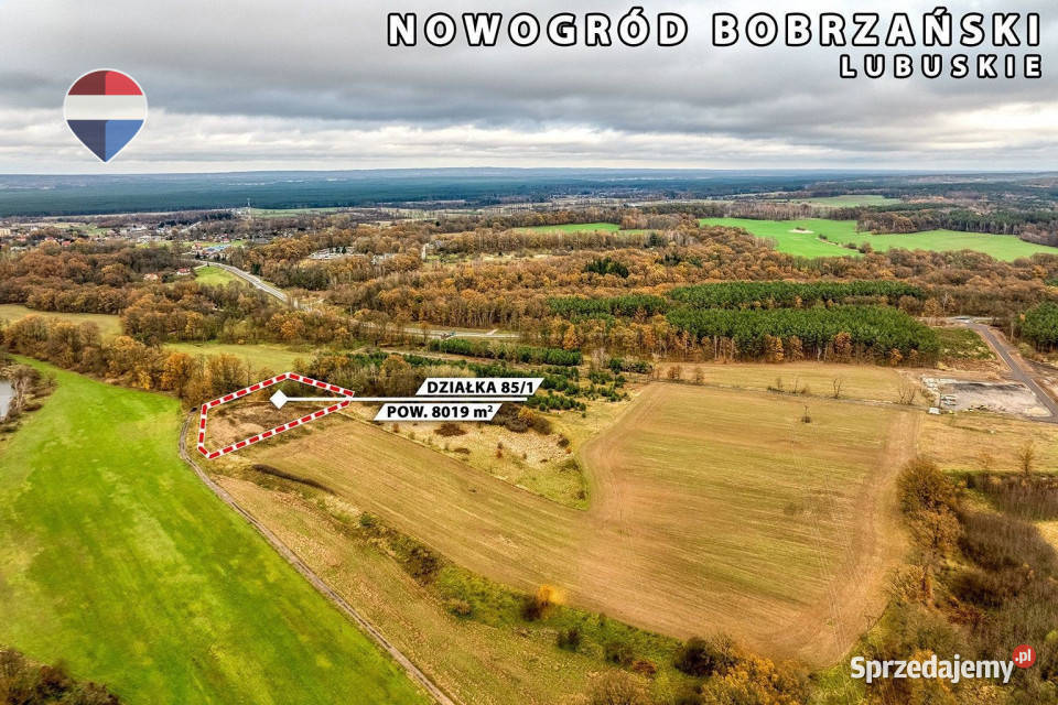 Na sprzedaż działka rolna z dużym potencjałem Nowogród Bobrzański sprzedam
