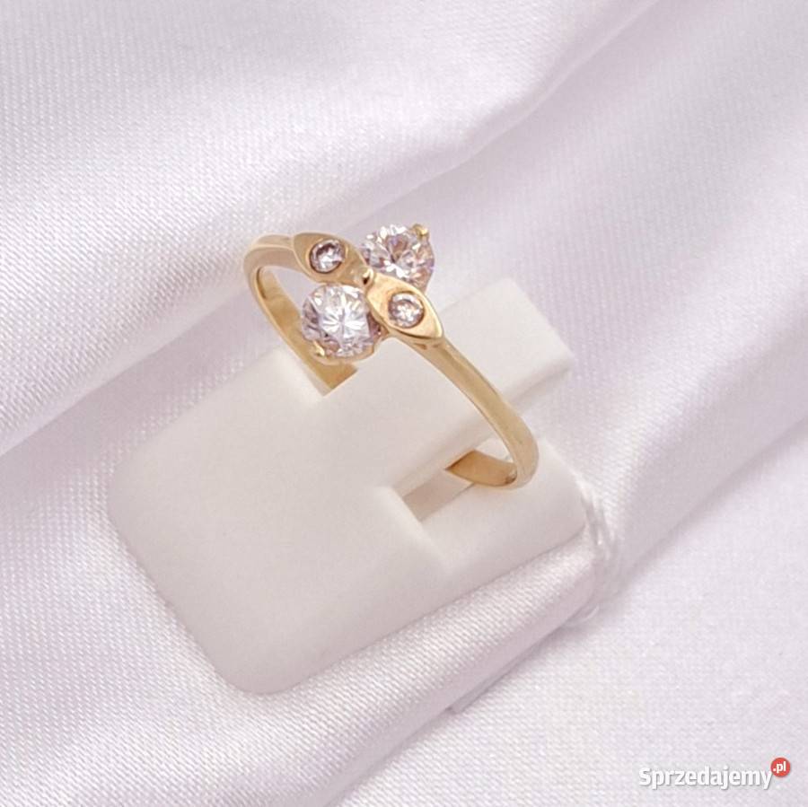 Pierścionek r12 Złoty pr585 Glamour Z687 Poznań sprzedam