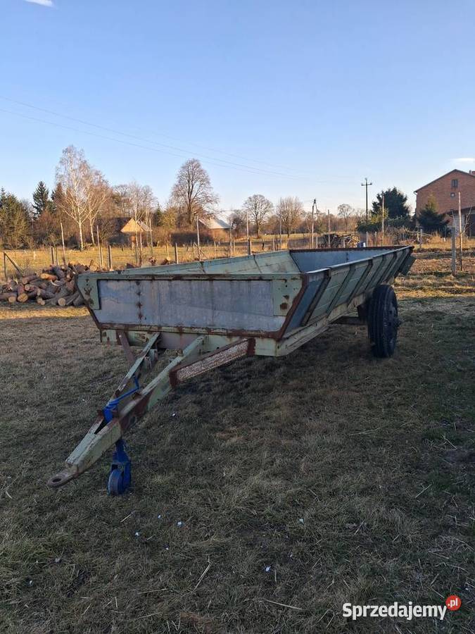 Sprzedam dwukółkę jednoosiowa przyczepa baloty Sierzchowy