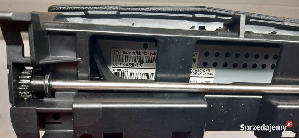 PANEL WYŚWIETLACZ MERCEDES W204 A2048205497 Mielęcin