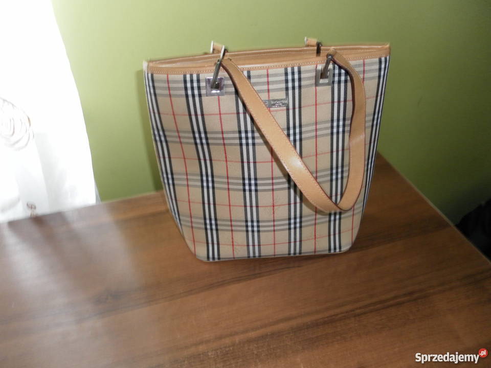 Orginalna torebka BURBERRY brązowy/beżowy