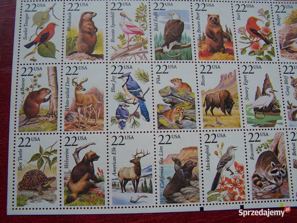 USA 1987 MNH Fauna Zwierzęta Tychy