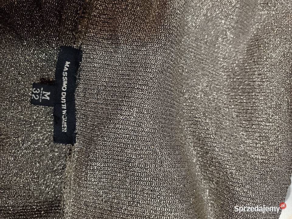 38M Massimo Dutti Złoty golf ołówkowy pod Kraków