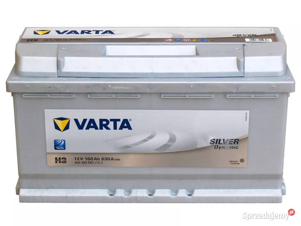 Akumulator VARTA Silver Dynamic H3 100Ah 830A