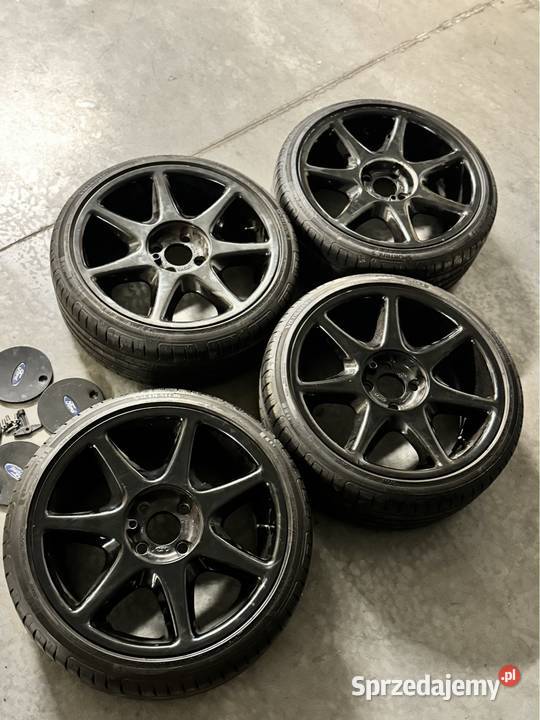 Felgi alu 17 4x108 75 et38 z oponami sporo mięsa Samochodowe Wrocław