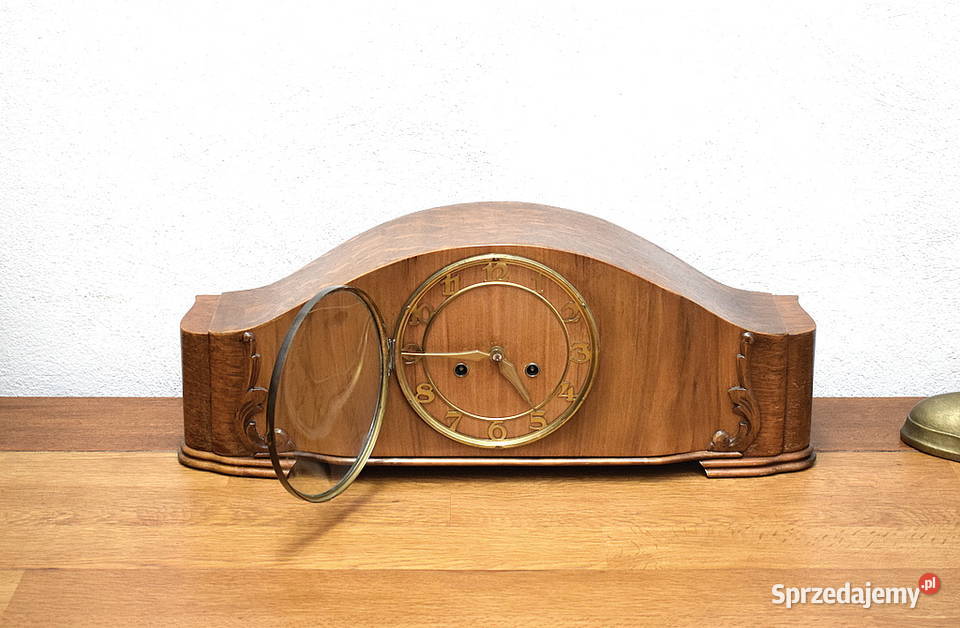 Stary zegar kominkowy na komodę kominek wysyłam Świdnica