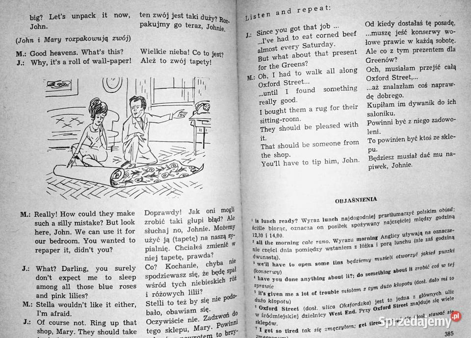 Listen and learn 1 J Smólska J Rusiecki Rok wydania 1984 Pozostałe Chełm