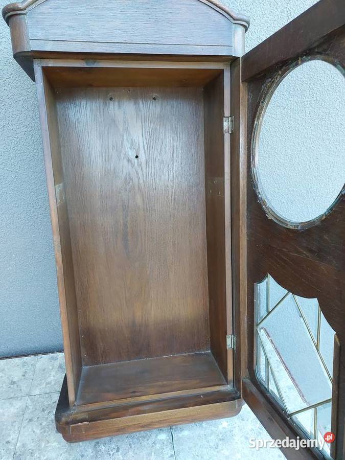Szafka skrzynia obudowa starego zegara 1938r Tczew