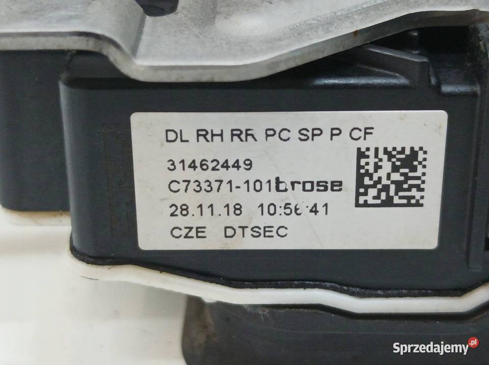 ZAMEK DRZWI TYŁ PRAWY KOMBI 31462449 Volvo V60