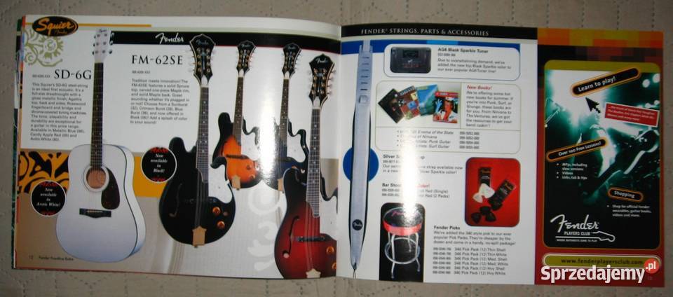 Fender Frontline 2002 brochure catalog katalog