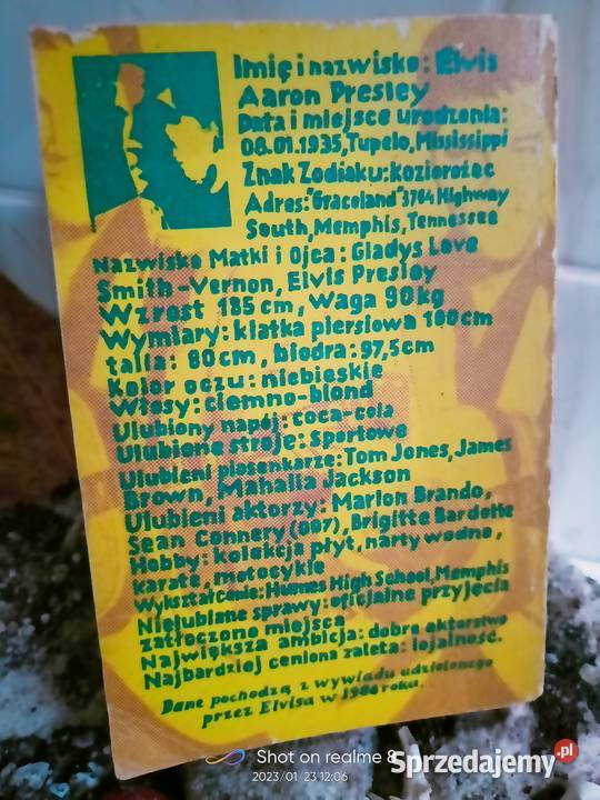 Elvis biografia pierwsze wydanie książki unikaty Warszawa