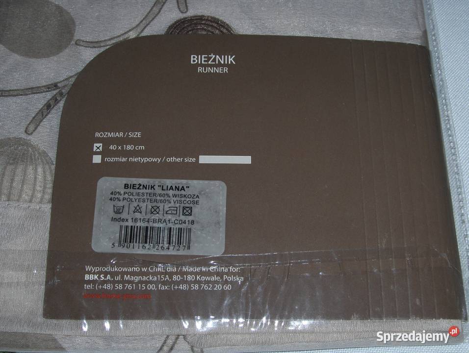 Home You Bieżnik LIANA 40 x 180 NOWY beżowy