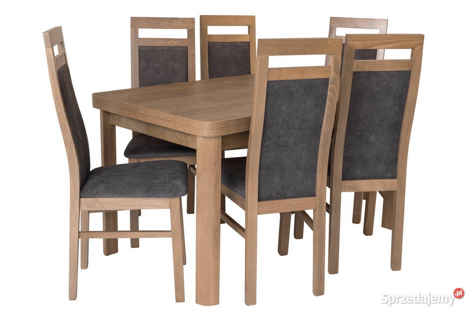 Zestaw 6 stół krzesła Dębica sprzedam