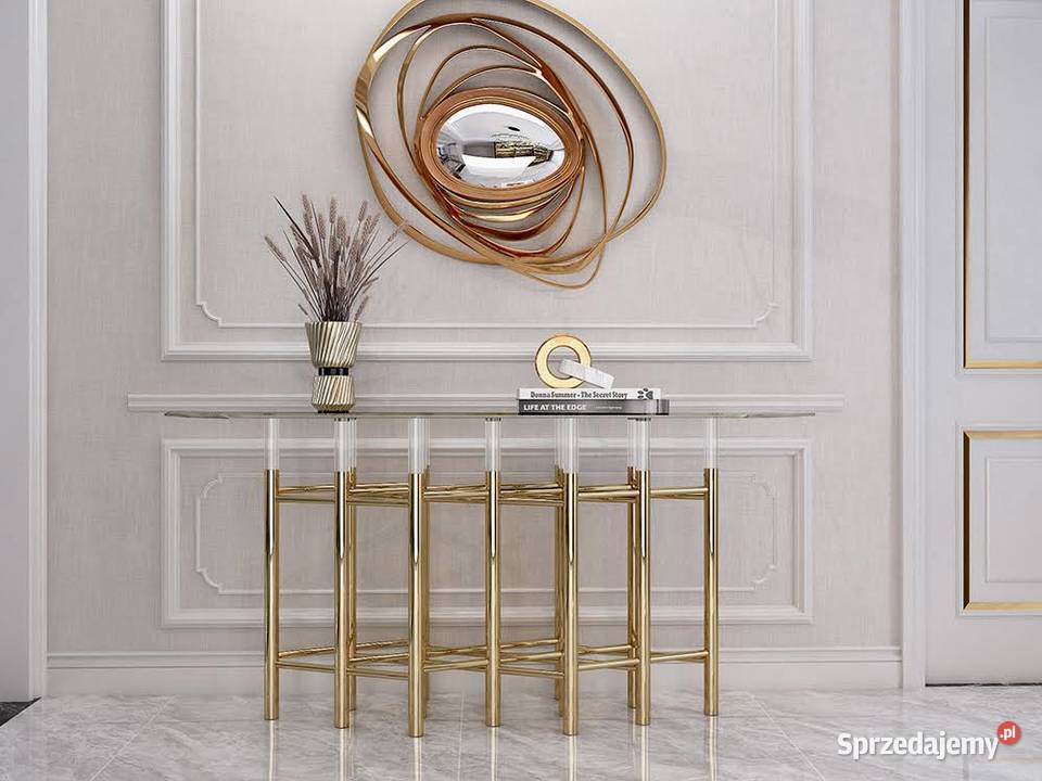Konsola komoda złota Amaretto Premium 170x40x80 małopolskie