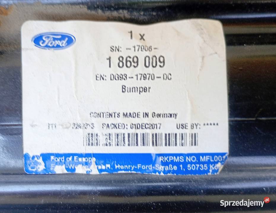 Belka zderzaka tylnego Ford Mondeo MK5 lubelskie Zamość