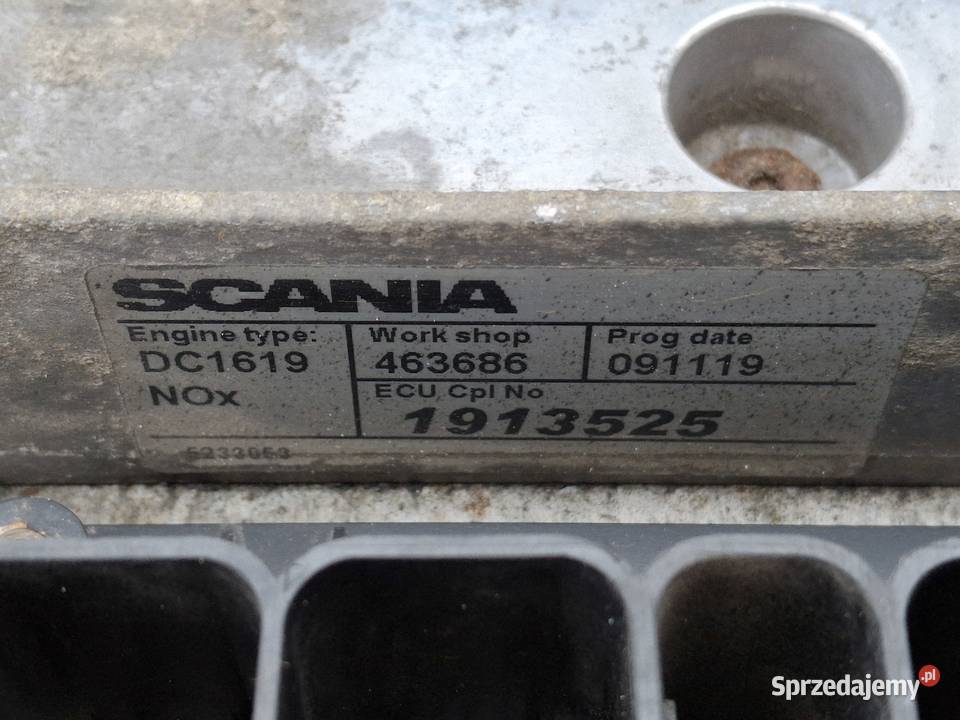 SCANIA STEROWNIK SILNIKA ECU DC1619 MODUŁ ciężarowe Bieleń