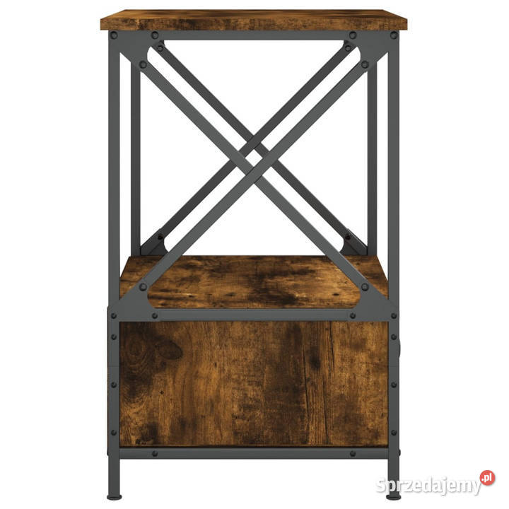 Stolik nocny przydymiony dąb 50x41x65 WM826087 Warszawa sprzedam