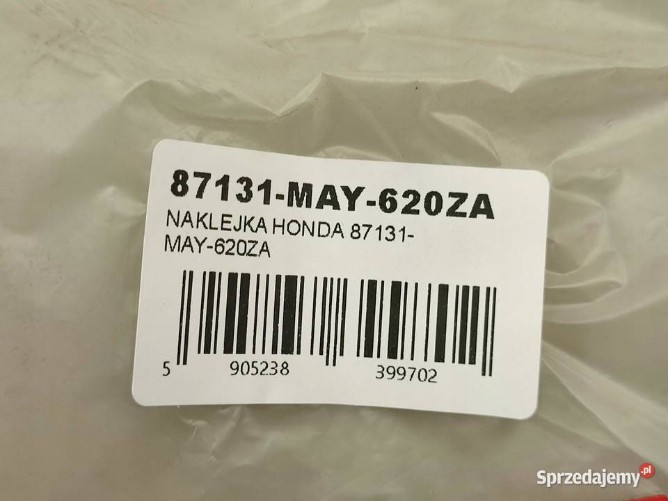 NAKLEJKA NA CZACHĘ PR STR HONDA XRV750 AFRICA