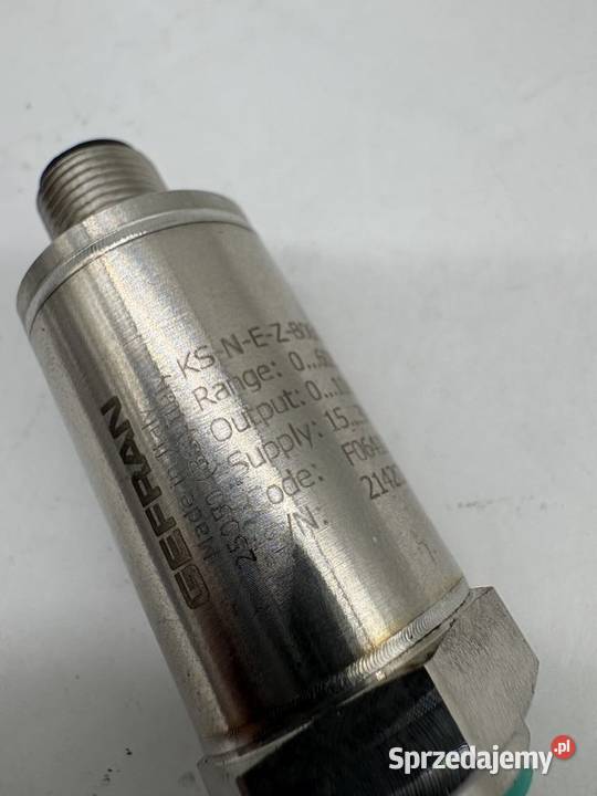 Gefran KSNEZB06CV556 2130X000X00 Pressure sensor mazowieckie Warszawa
