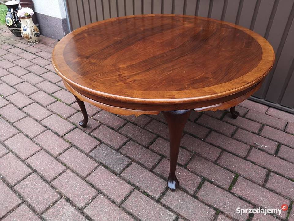 Stolik Ława Kawowy Orzech Ludwik Stary Renowacji wielkopolskie sprzedam