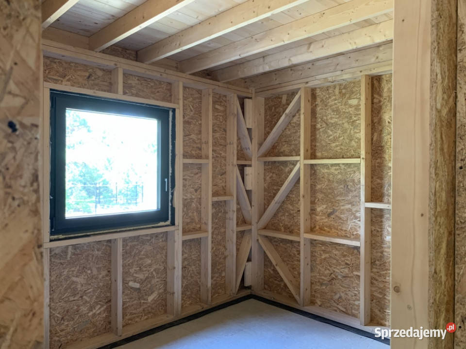 DOM CAŁOROCZNY Z ANTRESOLĄ i TARASEM 50 Warszawy Sprzedaż Adamowo sprzedam