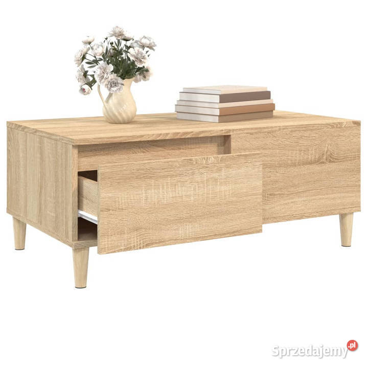 Stolik kawowy dąb sonoma 90x50x365 materiał sprzedam