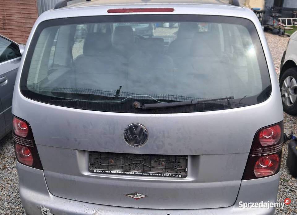 VOLKSWAGEN TOURAN I LIFT KLAPA TYŁ LA7W osobowe Klapy bagażnika Wrocław