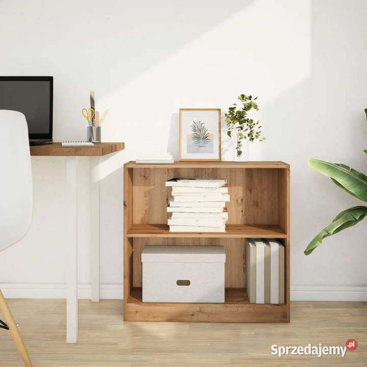 Regał dąb artisian 80x24x76 materiał