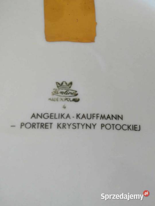 Duży Talerz ozdobny Retro