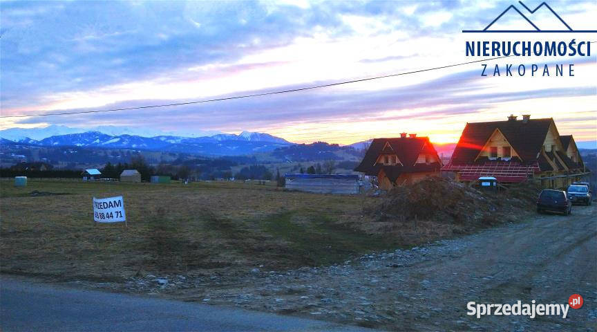 Grunt Zakopane 2100 metrów