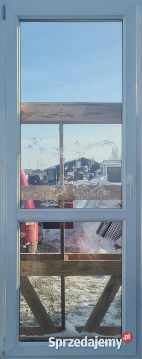 OKNA KacprzaK 85X228 Okno Balkonowe Używane PCV Siedlce
