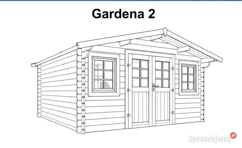 Domek z bali  14m2 Gardena 2 Łódź