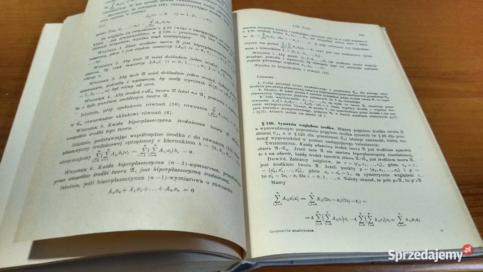 Geometria analityczna wielowymiarowa Karol twarda Gdańsk