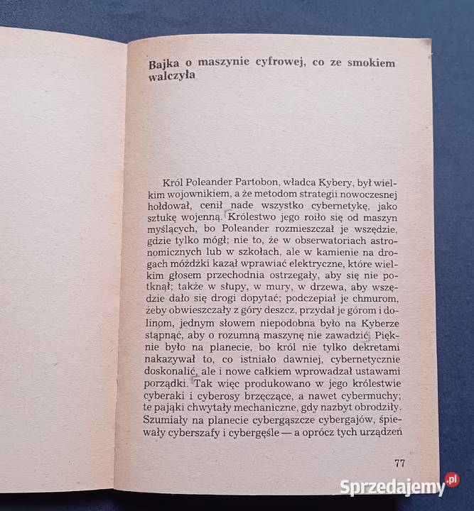Stanisław Lem Bajki robotów KAW 1983 r Wydanie