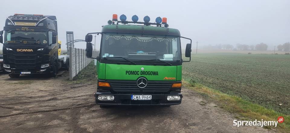 Mercedes Atego Pomoc Drogowa Laweta 45000km Wąbrzeźno