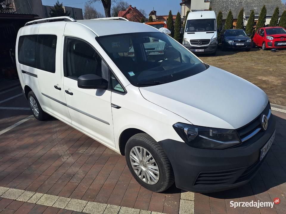Volkswagen Caddy Maxi 20tdi 5osobowe 2017r podlaskie Ciechanowiec