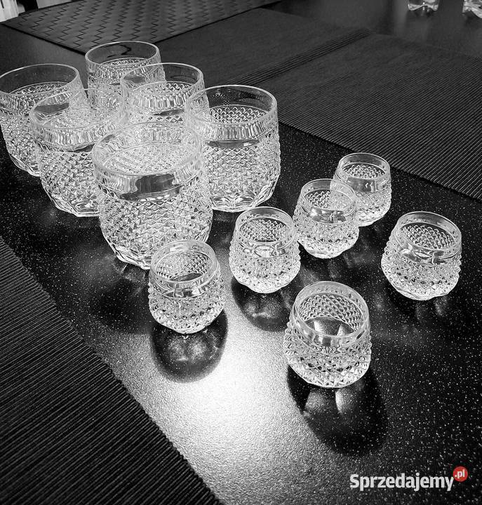 KOMPLET KRYSZTAŁOWY sprzedam