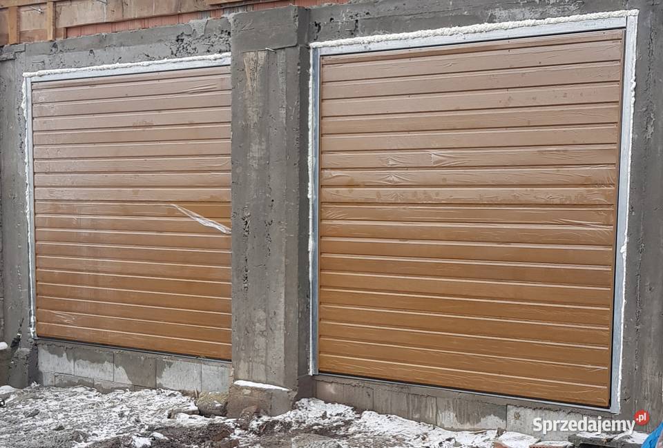 Brama garażowa uchylna dwuskrzydłowa Tarnów