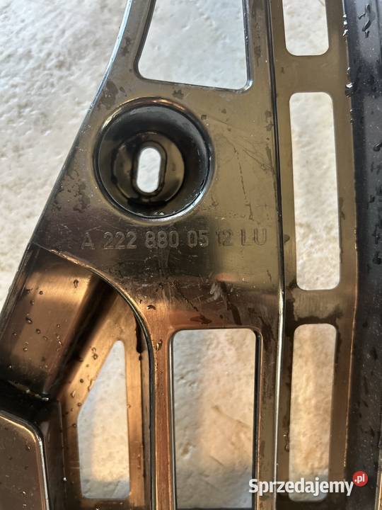 Ślizgi ślizg zderzak tył Mercedes S w222 82000km Strzyżów