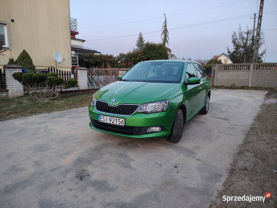 Skoda Fabia 3 14 TDI zielony mazowieckie Odrzywół