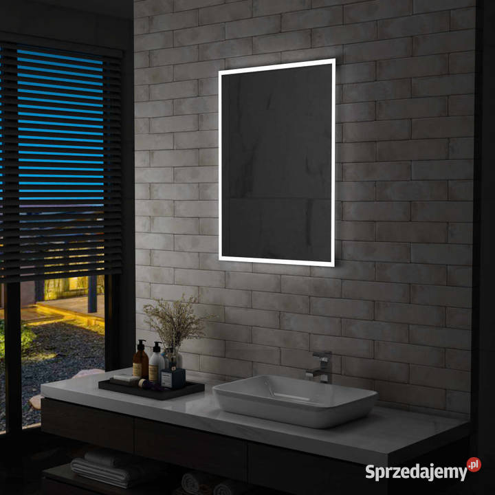 Ścienne lustro łazienkowe z LED 60 x 80 WM144718 Warszawa