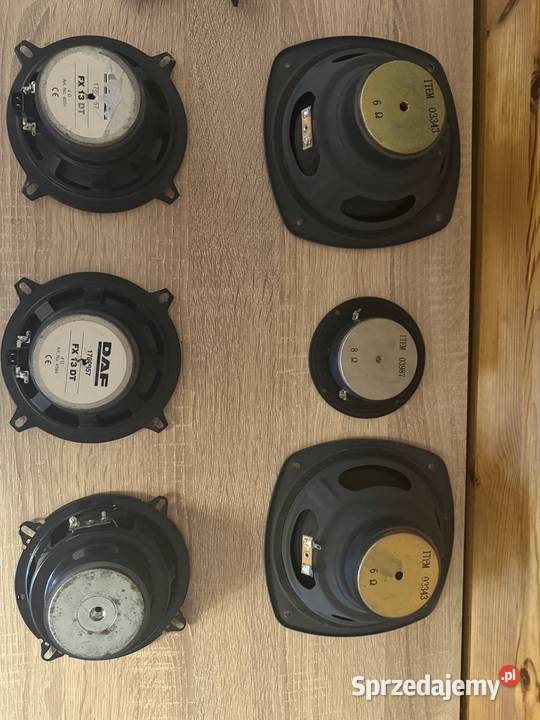 Głośniki różne z demontażu Zelgoszcz