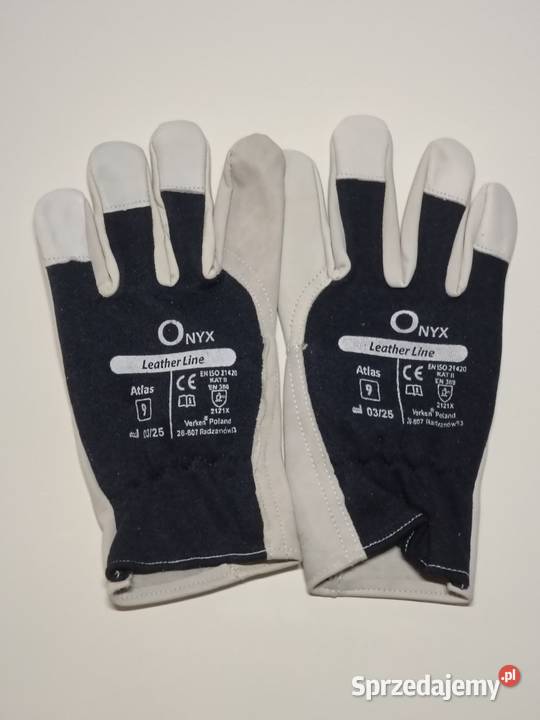 Rękawice robocze ATLAS z miękiej skóry koziej