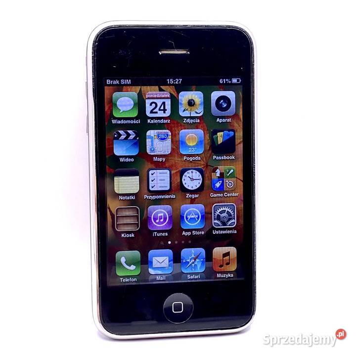 Smartfon iPhone 3GS 16 gb czarny oryg kabel Warszawa